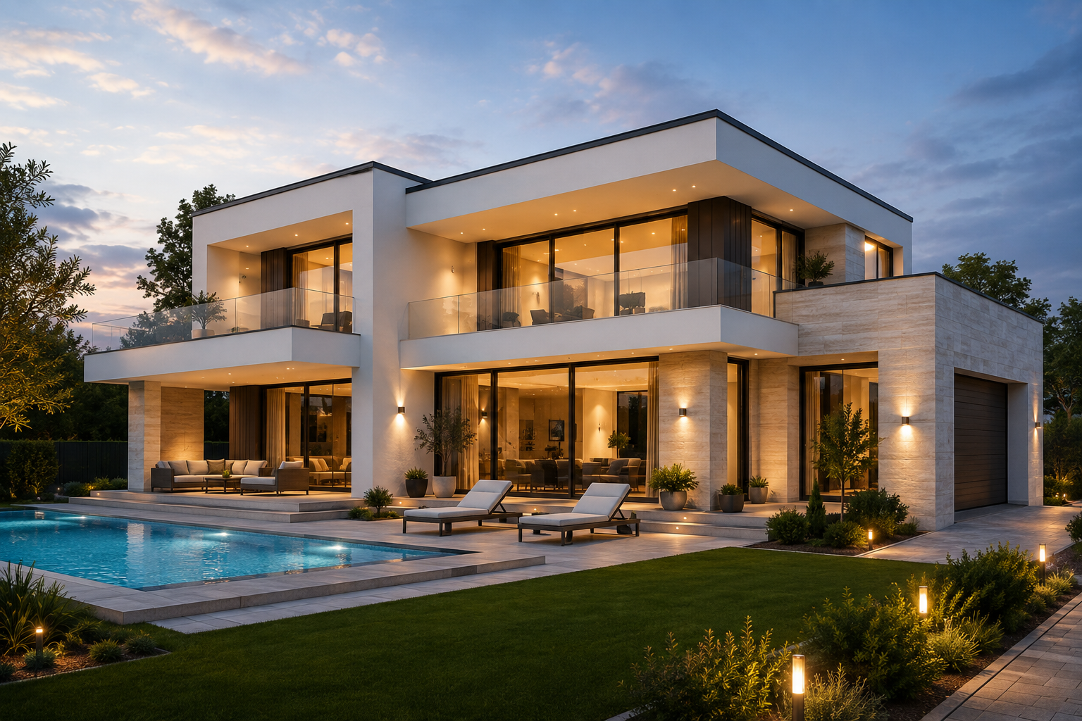 Completed turnkey villa